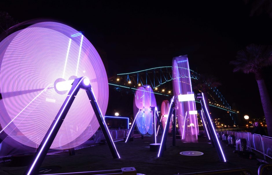 Australijoje vyksta įspūdingas šviesų festivalis 