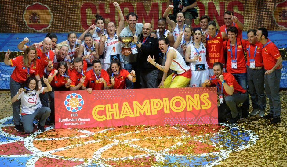 Ispanijos krepšininkės susigrąžino Europos čempionių titulą