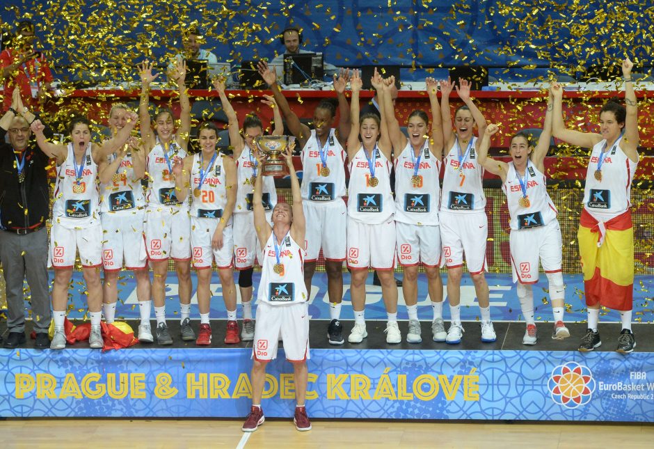 Ispanijos krepšininkės susigrąžino Europos čempionių titulą
