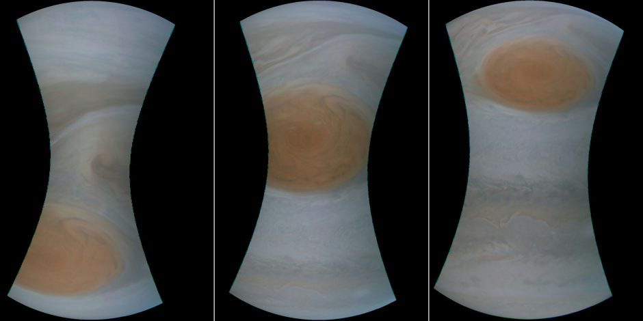 Pamatykite naujausias Jupiterio Raudonosios dėmės nuotraukas