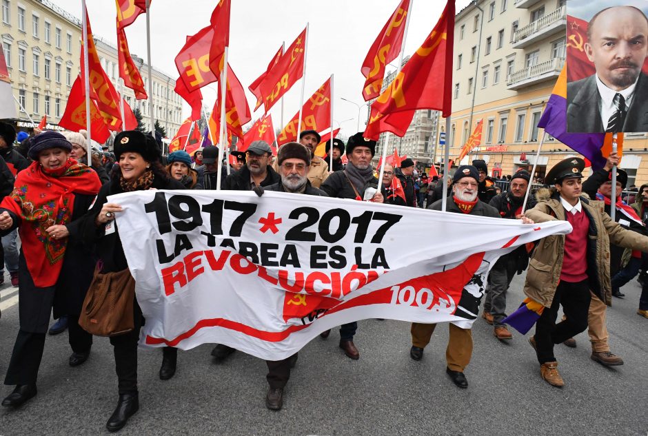 Maskva vengia minėti 1917-ųjų bolševikų revoliucijos metines