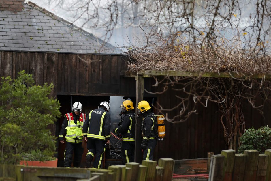 Londono zoologijos sode buvo kilęs gaisras
