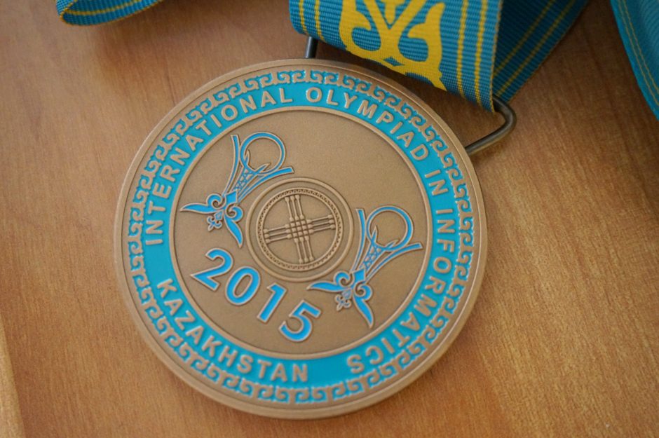 Iš informatikos olimpiados Kazachstane – sidabro ir bronzos medaliai