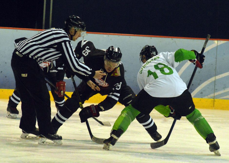 „Kaunas Hockey“ po baudinių serijos iškovojo pergalę Vilniuje