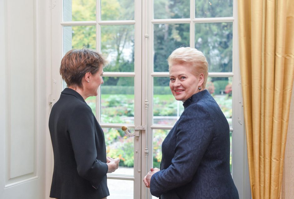 Prezidentė: ryšiai su Šveicarija stiprina Lietuvos konkurencingumą