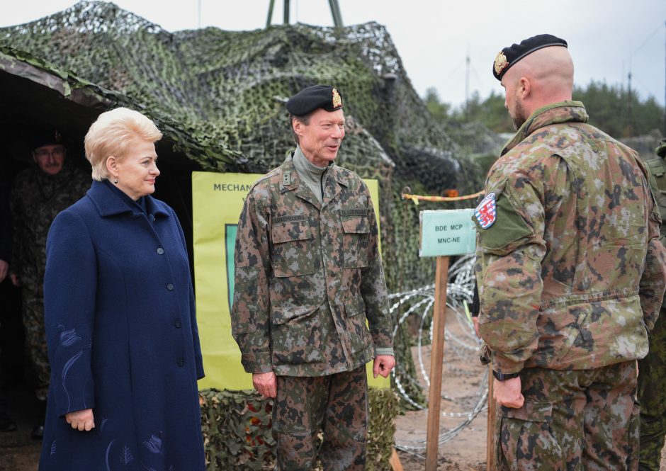 Prezidentė: Liuksemburgas – patikimas Lietuvos saugumo partneris