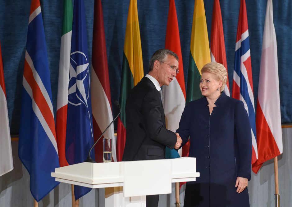NATO vadovas atidarė Aljanso štabą Vilniuje