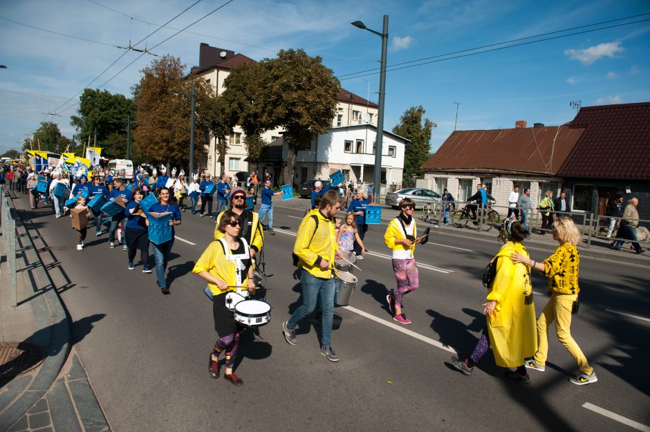 Šančių parade – nuo žaismingų kaukių iki protestuotojų