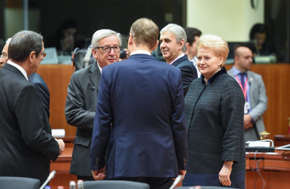D. Grybauskaitė: dėl Rusijos veiksmų Sirijoje ES – vieninga