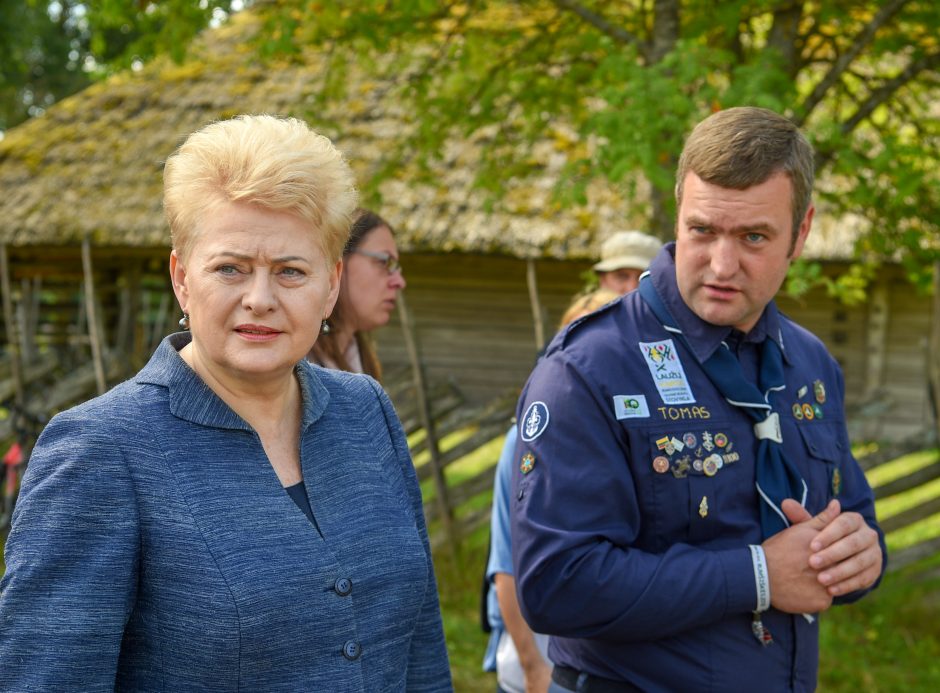 D. Grybauskaitė linki skautams pritraukti dar daugiau jaunimo