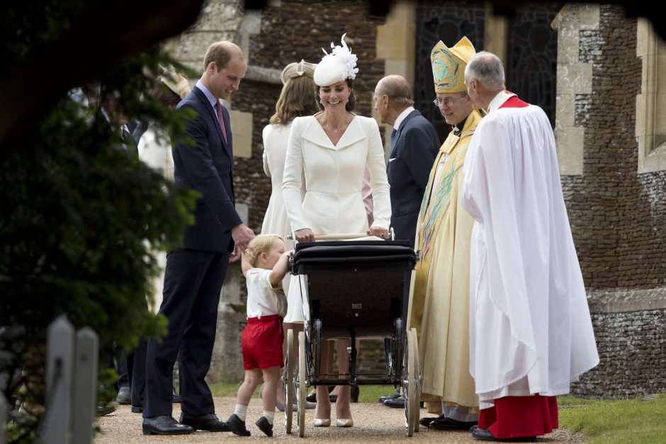 Pakrikštyta Britanijos princesė Charlotte
