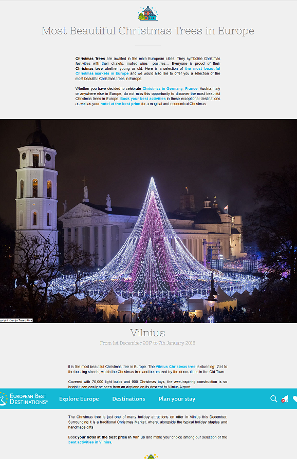 Vilniaus Kalėdos – užsienio žiniasklaidos dėmesio centre