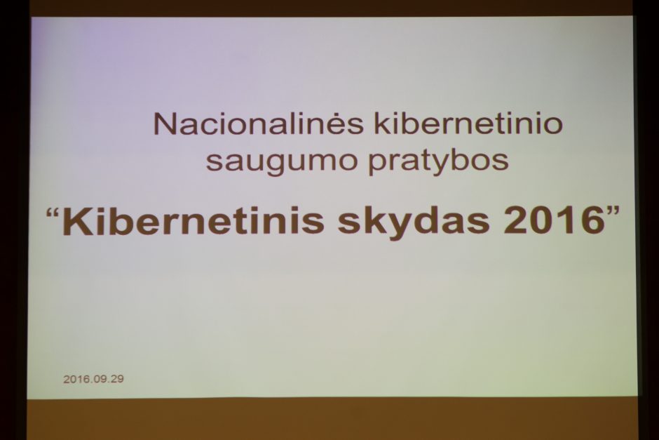Pirmosios Lietuvoje kibernetinio saugumo pratybos
