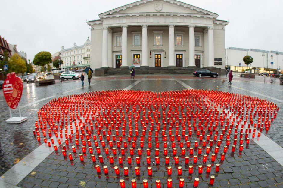 Akcija organų donorams Vilniuje