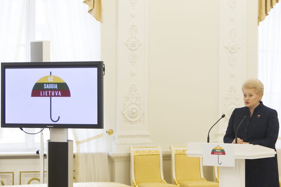 D. Grybauskaitė apie smurtą: Lietuva ima busti iš abejingumo