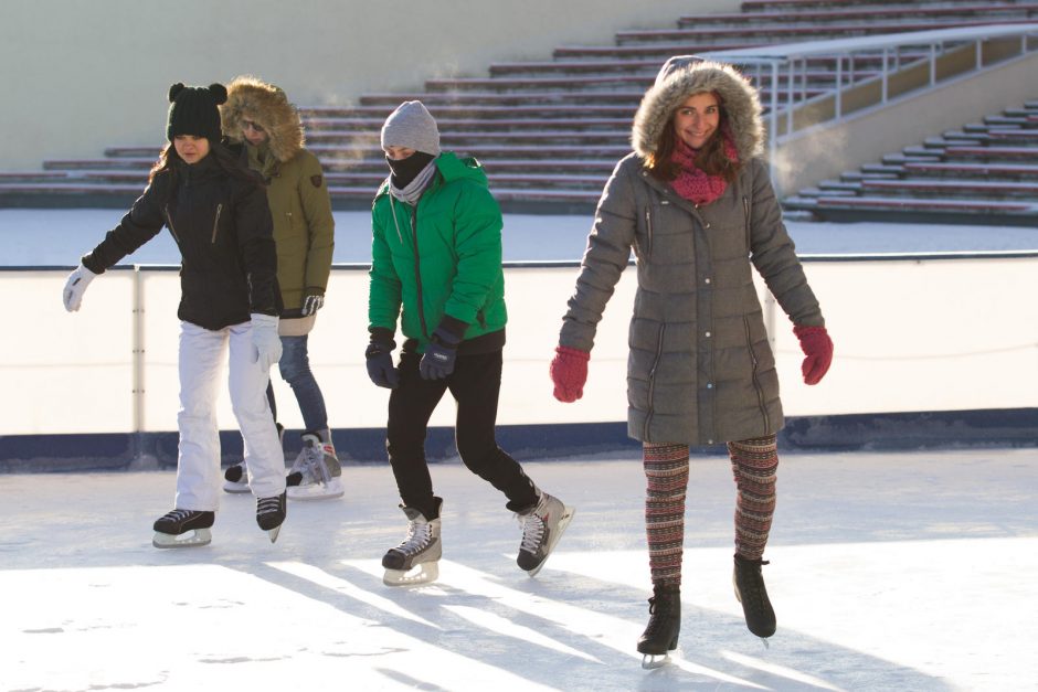 Vingio parke atidaryta čiuožykla 