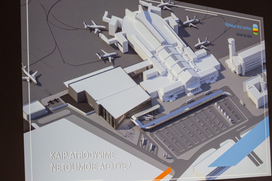 Vilniaus oro uoste vasarį prasidės terminalo rekonstrukcija