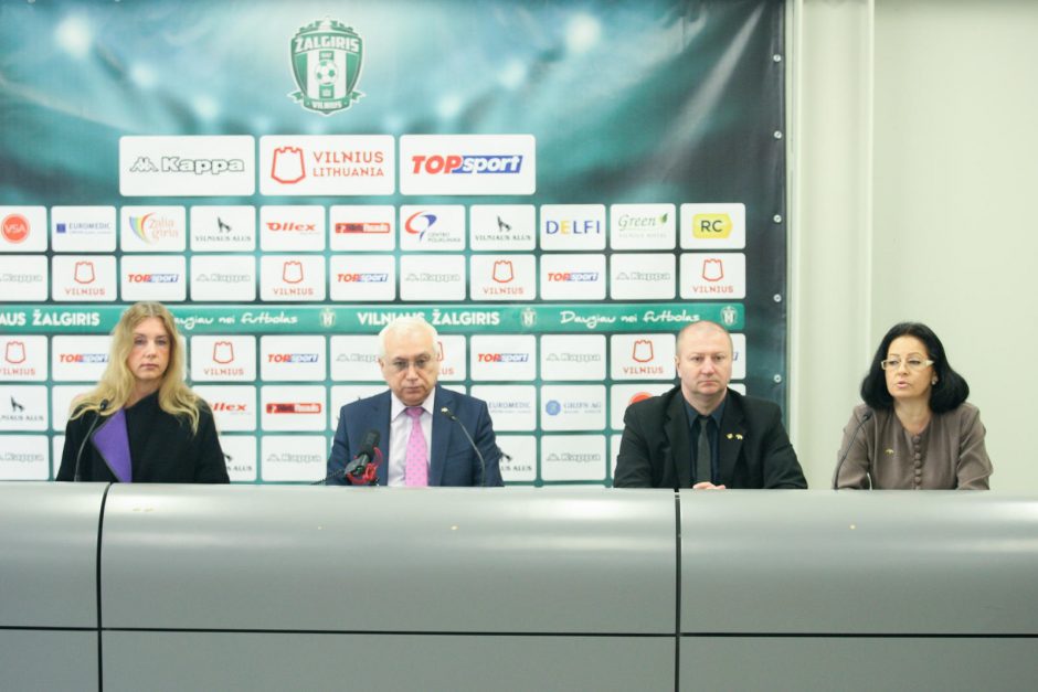 Vilniaus futbolo klubo „Žalgiris“ spaudos konferencija