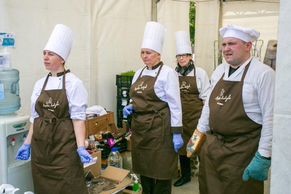 Vilnius siekė makaronų valgymo rekordo