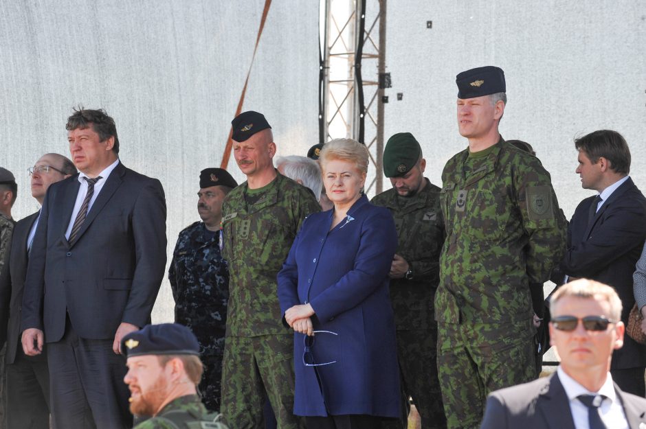 Prezidentė: „Patriot“ sistemos Baltijos regione turi būti dislokuotos nuolat