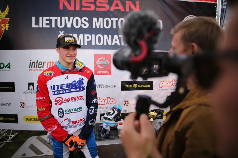Lietuvos motokroso čempionate – A. Jasikonio pergalė