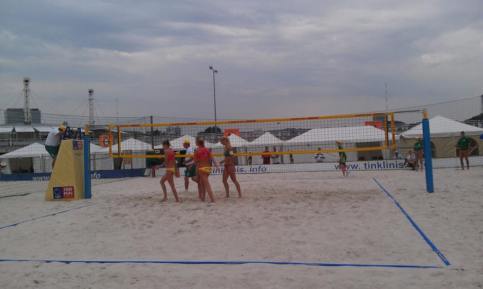Vilniuje prasidėjo Europos U-20 paplūdimio tinklinio čempionatas