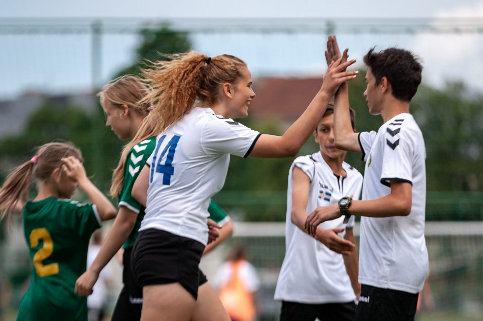 Kaune 300 vaikų šypsenas suvienijo futbolas