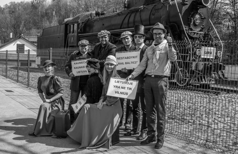 Kauniečiai ragina ministeriją nežlugdyti „Rail Baltica 2” projekto