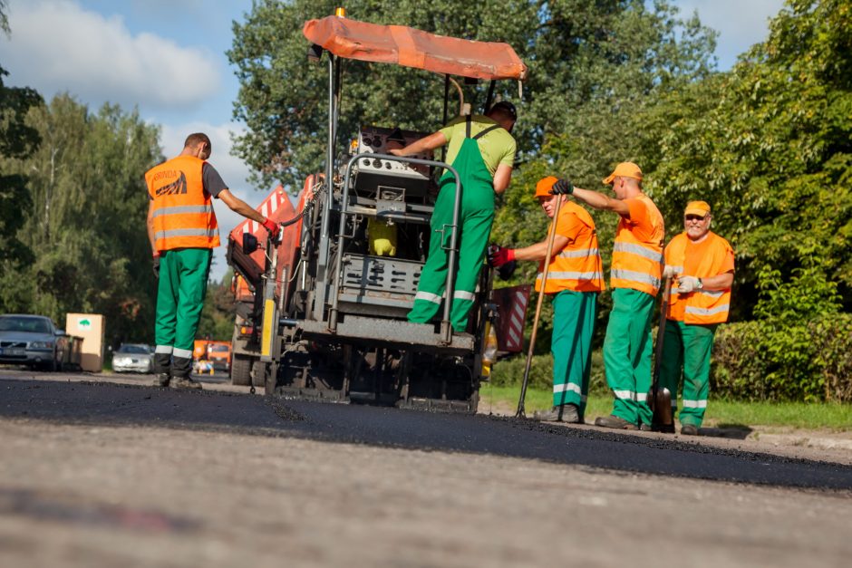 Kiek per vasarą atnaujinta sostinės gatvių?