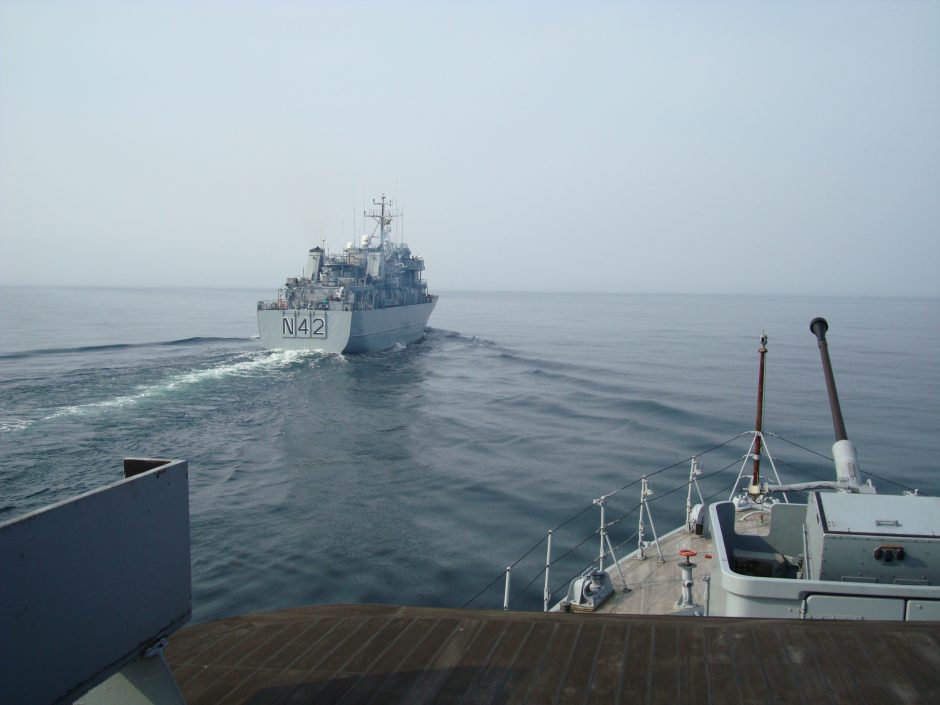Britai žada atsiųsti karinių laivų į Baltijos jūrą