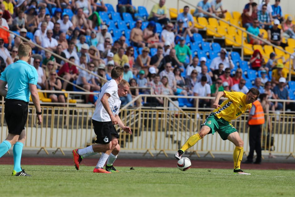 Lietuvos futbolo rinktinė Baltijos taurės turnyrą pradėjo pergale