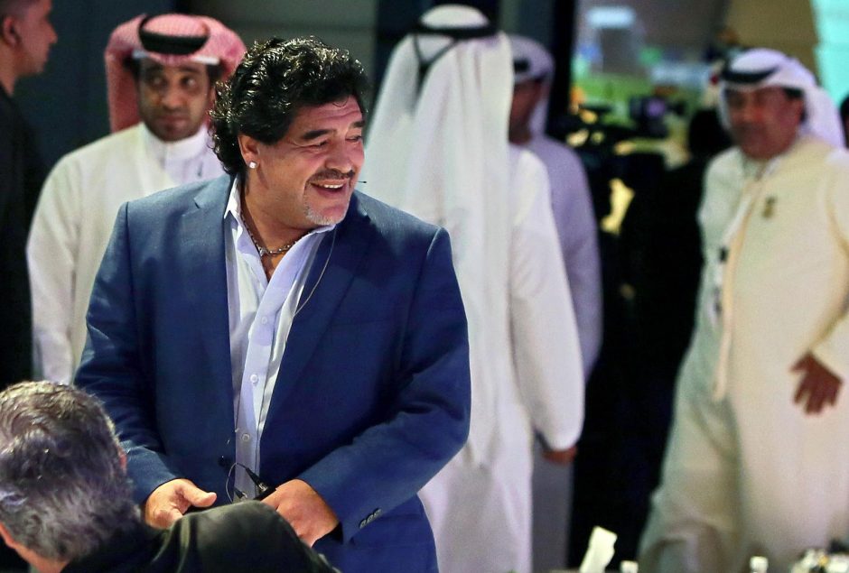 Futbolo žvaigždė D. Maradona tapo Bresto „Dinamo“ valdybos pirmininku