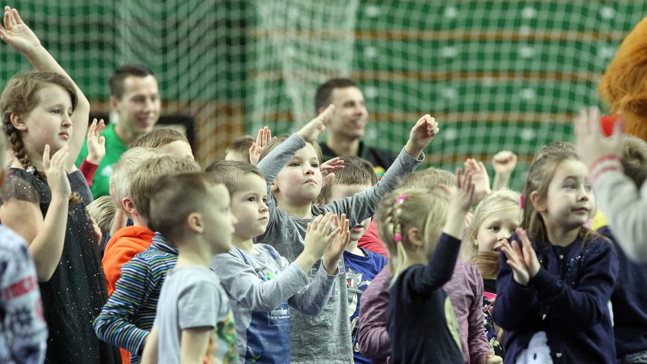 Kauno sporto halėje – mažųjų krepšininkų šventė