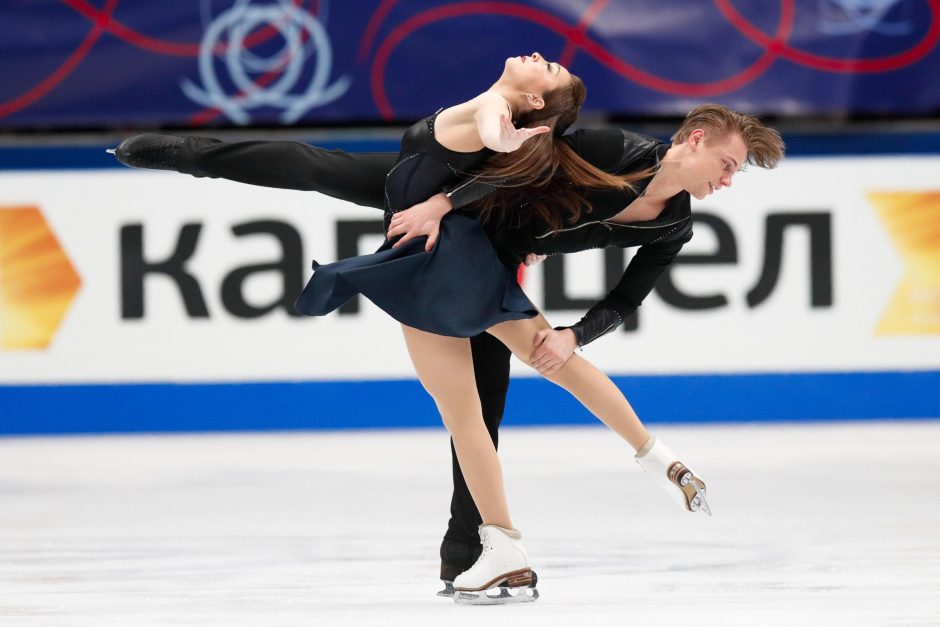 Ledo šokių pora S. Ambrulevičius ir A. Reed pasaulio čempionate užėmė 20-ąją vietą 