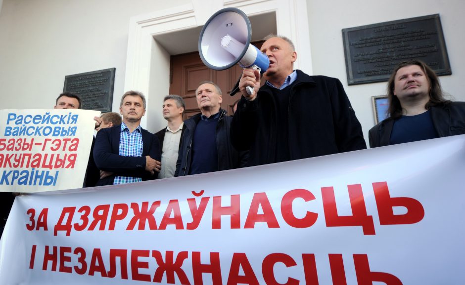 Protestas prieš Rusijos karinę bazę