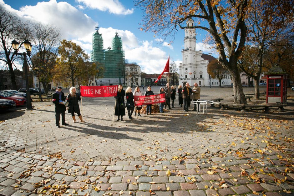 Protestai dėl Darbo kodekso atvilnijo iki Kauno