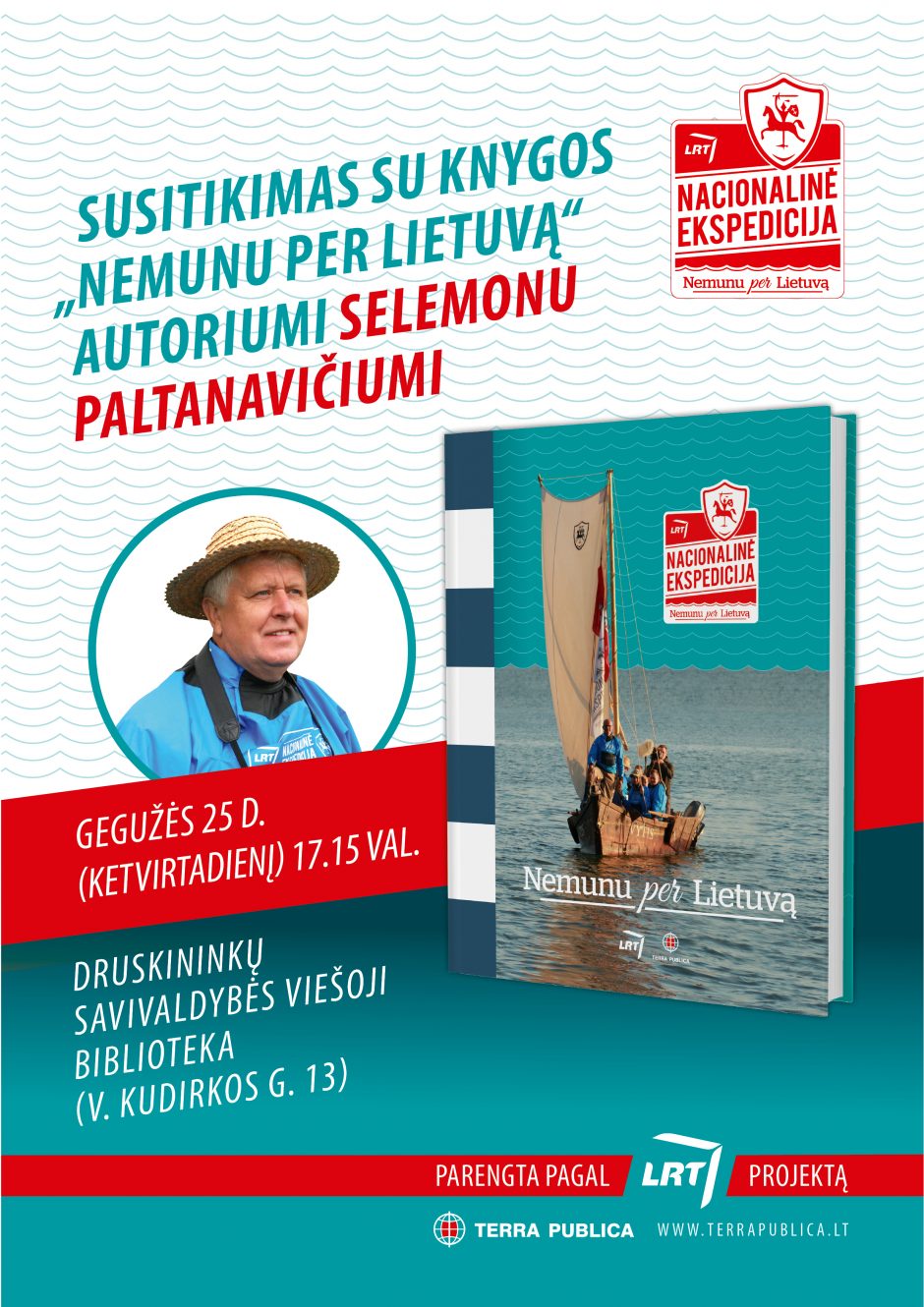 Naujos knygos „Nemunu per Lietuvą“ pristatymas pajūryje