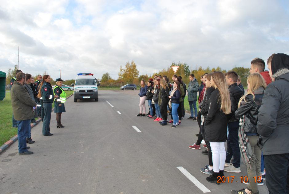 Viktorinoje apie saugų eismą – dešimtys dalyvių