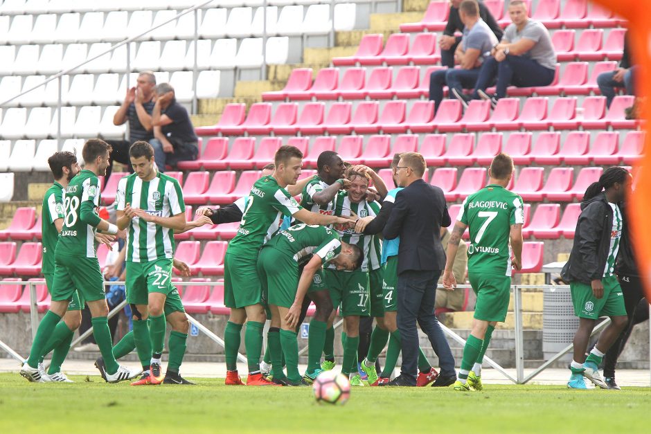 „Žalgiris“ po dramatiškos kovos įveikė „Sūduvą“ ir žengė į LFF taurės finalą