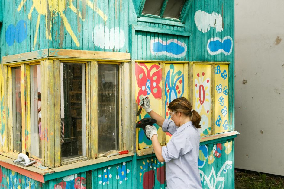 Šančių kioskas keičia išvaizdą