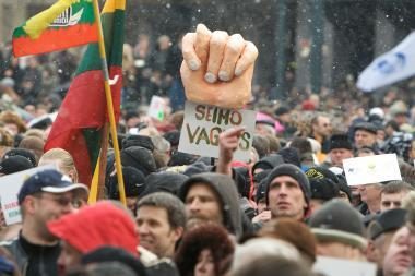 Spalis Vilniuje prasidės protestais (papildyta 13.20 val.)