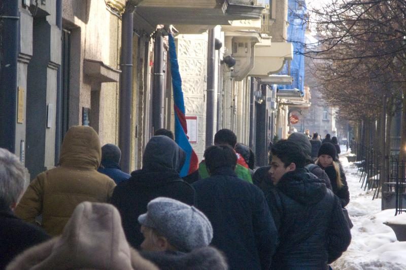 Vilniuje prieš armėnus protestavo jaunimas iš Azerbaidžano