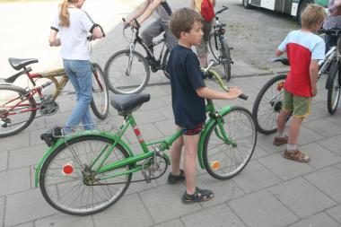 Vilniuje - dviračių žygis įstojimo į ES sukakčiai paminėti 