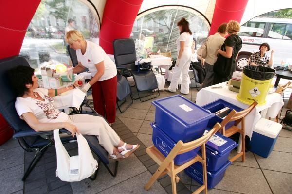 Sostinės centre - Neatlygintinos kraujo donorystės akcija 
