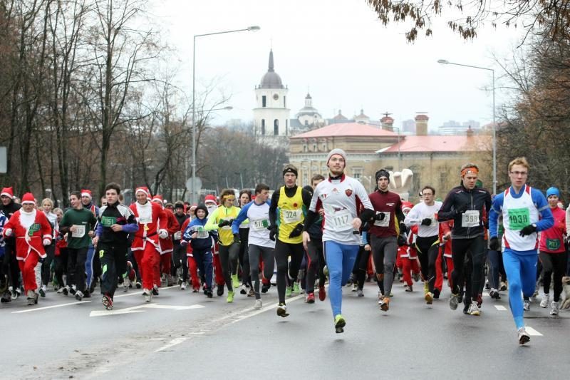 Prasidėjo Vilniaus Kalėdinio bėgimo dalyvių registracija