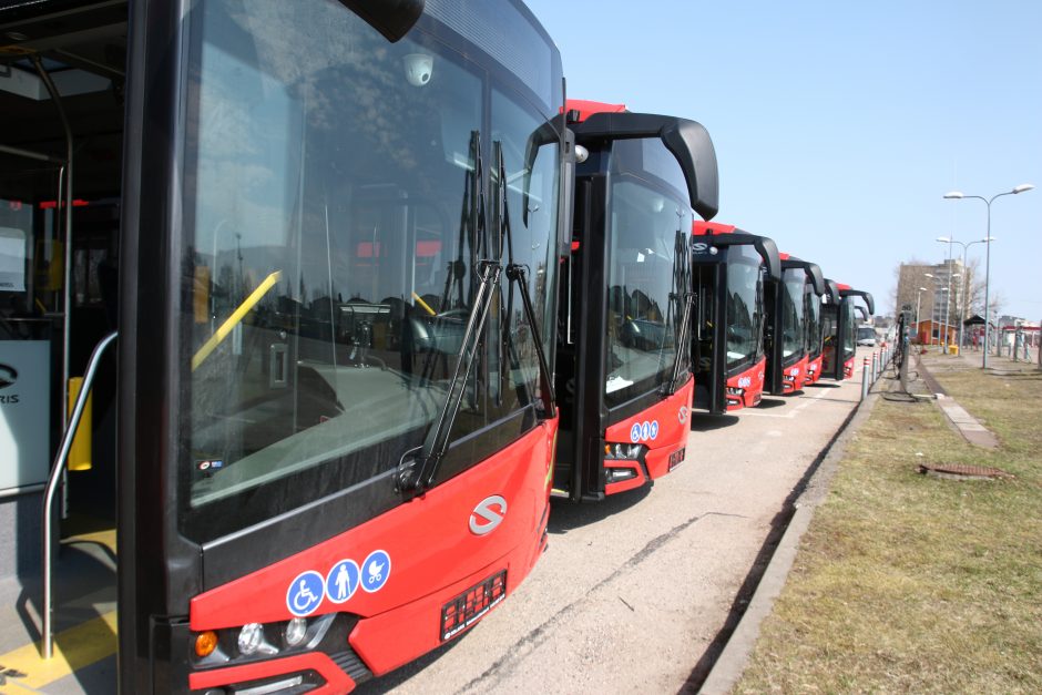 Į Vilniaus gatves išrieda nauji „Solaris Urbino“ autobusai