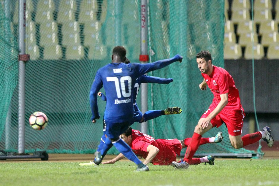  „Stumbro“ futbolininkai turėjo pripažinti „Sūduvos“ pranašumą