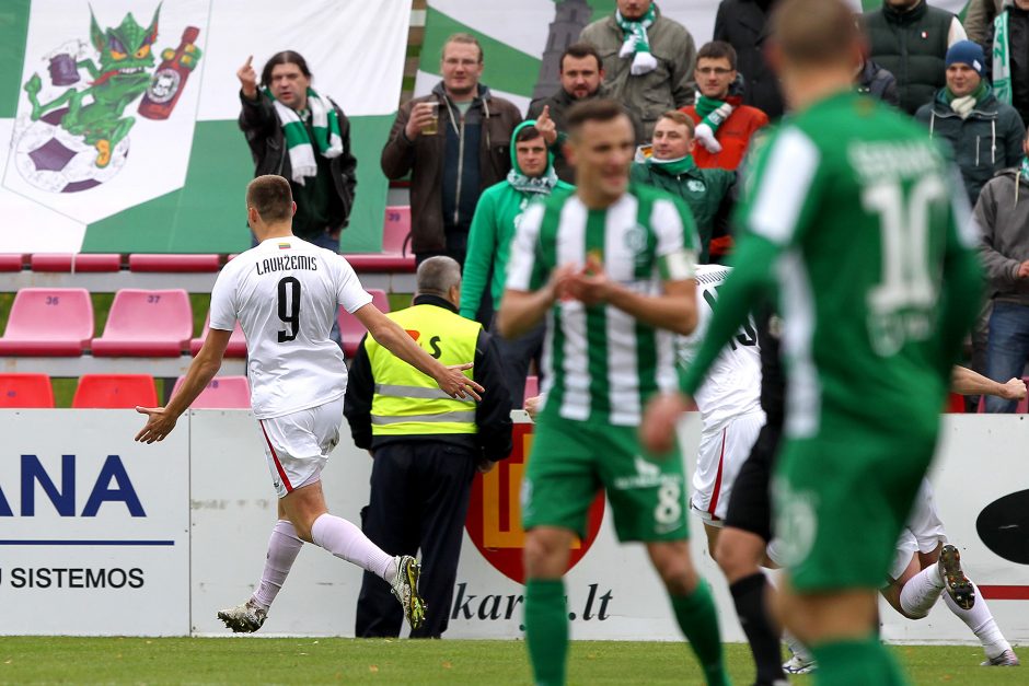 A lyga: „Sūduva“ – „Žalgiris“ 3:0