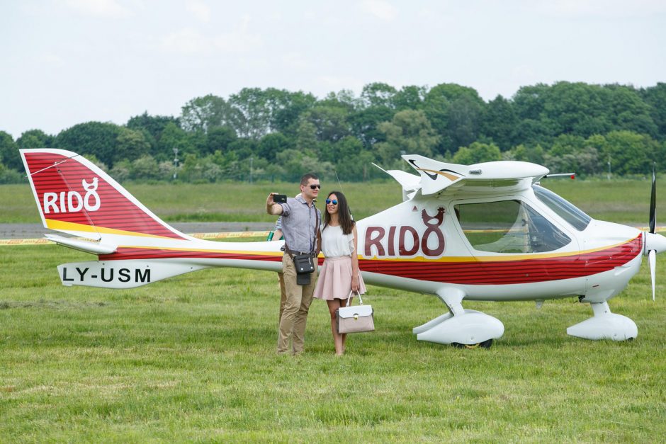 Aviacijos šventė subūrė šeimas