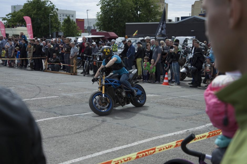 Incidentas baikerių šventėje: nevaldomas motociklas riedėjo į minią